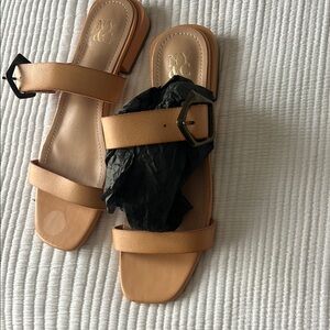 NWOT NY&C Two Straps Sandals
